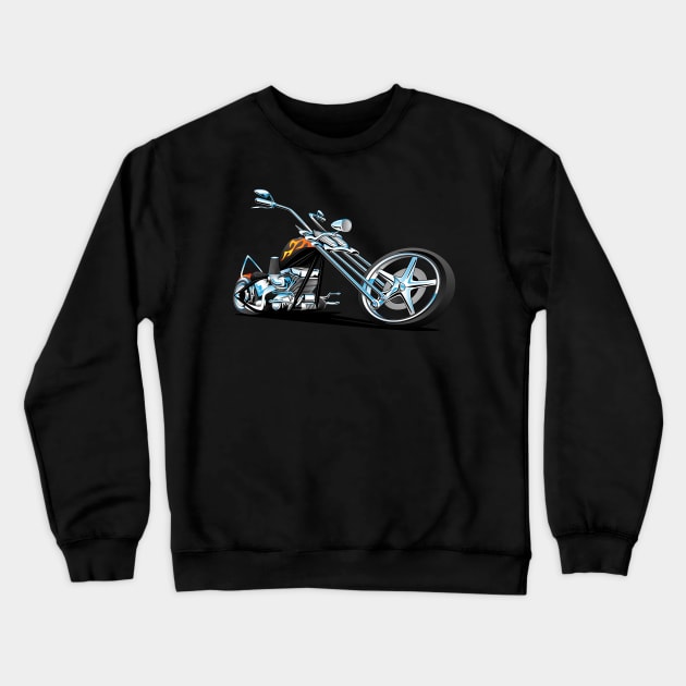 Classic American Chopper Crewneck Sweatshirt by hobrath